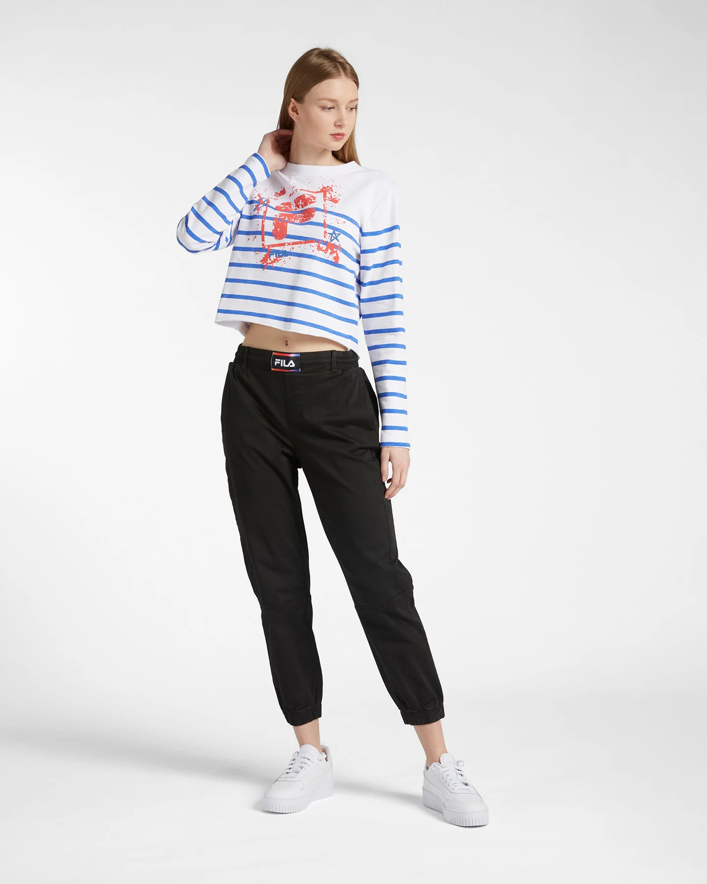 Pluszowy rząd graficzny Punk W FW254S23-001
