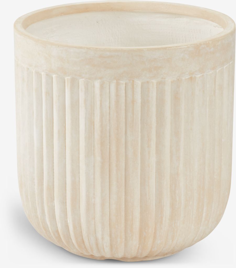 Pot de fleurs BRILLEAND Ø37xH37 naturel