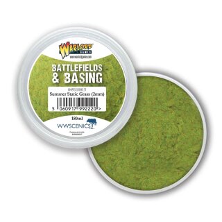 Battlefields & Basing: Summer 2mm Static Grass (180ml)