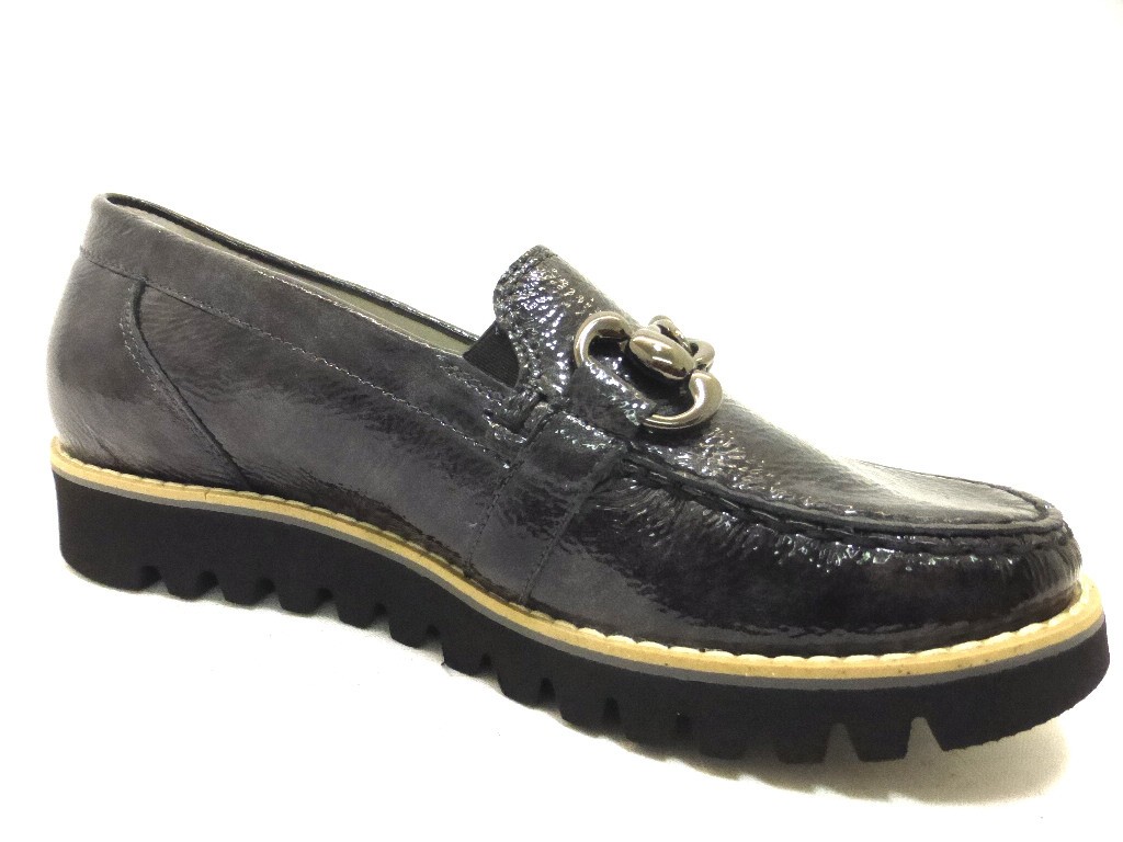 WALDLÄUFER Komfort Slipper grau