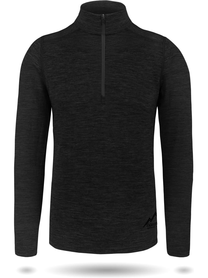 Normani Outdoor Sports Herren Merino Langarmshirt und Hose Canberra/Sydney in Schwarz günstig kaufen