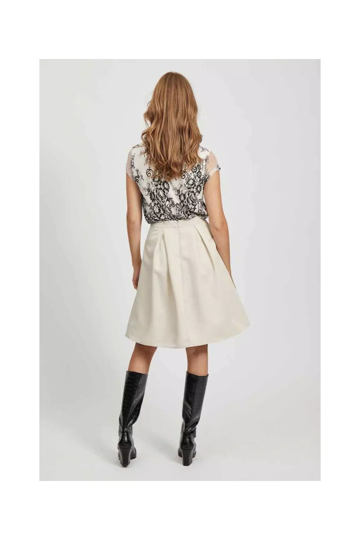 Vila Jupes Courtes Femme couleur beige