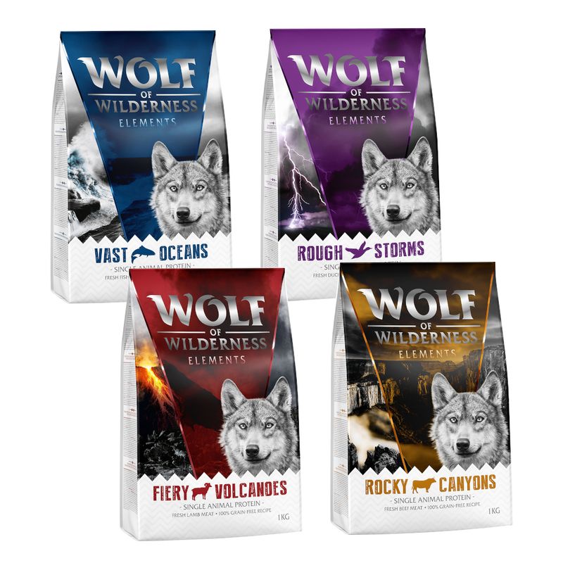 Mix-Probierpaket Wolf of Wilderness Adult zu TOP-Preisen | bitiba