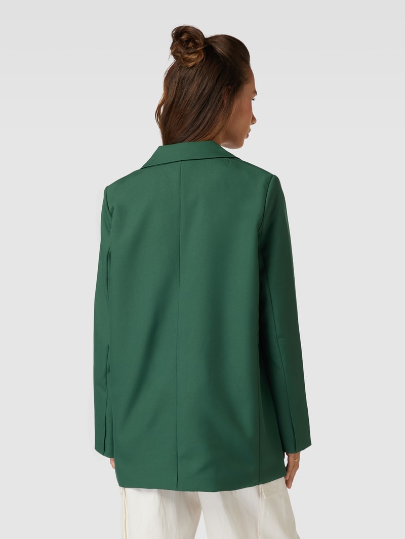 Blazer mit Reverskragen Modell 'NEVA' in dunkelgrün