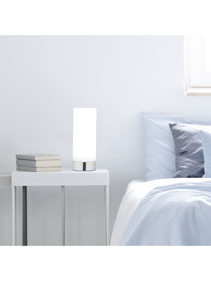 relaxdays Nachttischlampe dimmbar in Weiß - (H)29 x Ø 11 cm günstig kaufen onesize