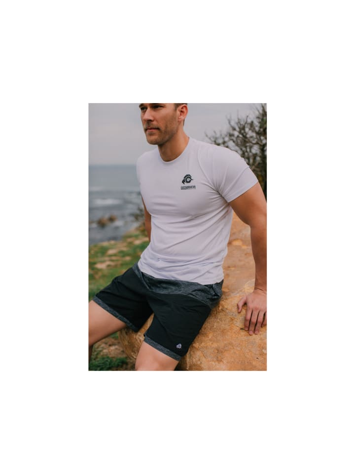 GUGGEN MOUNTAIN Badehose für Herren in schwarz in schwarz günstig kaufen