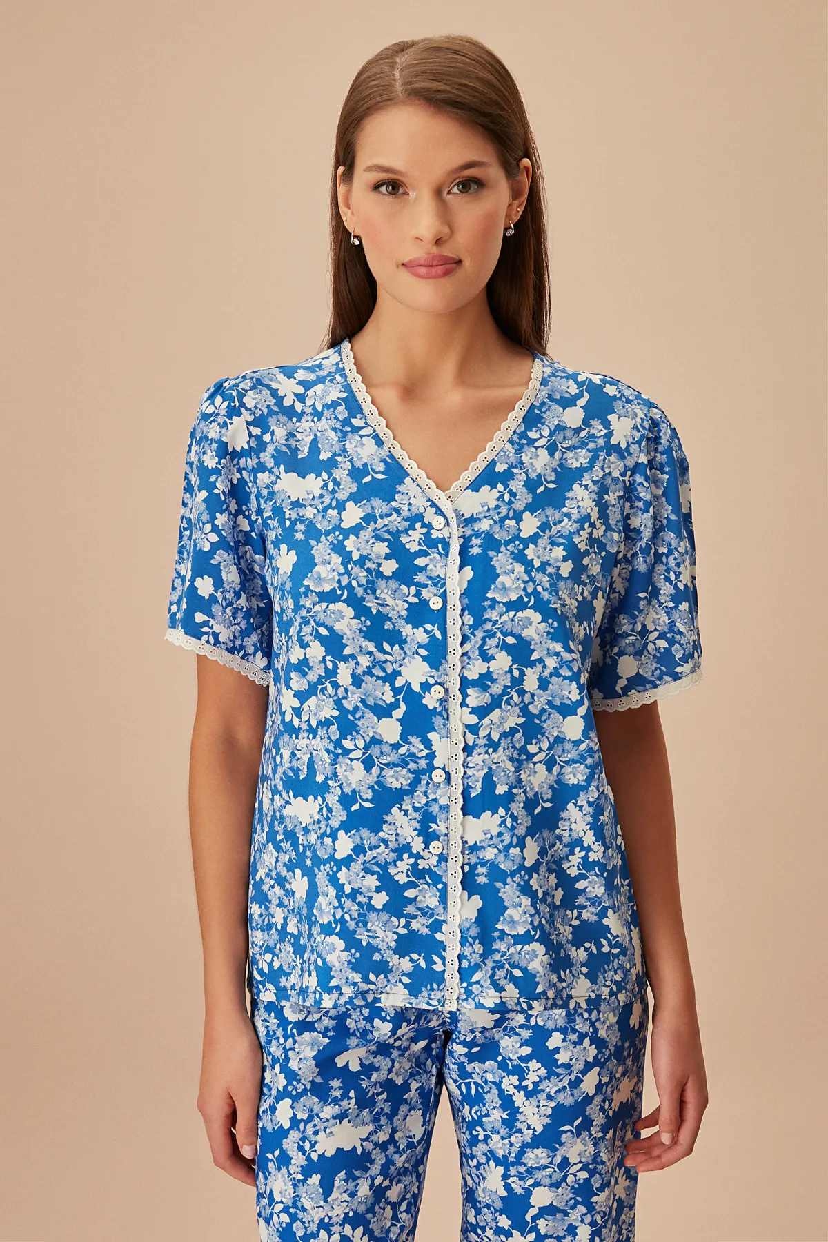 SUWEN  Adel Maskulines Pyjama-Set