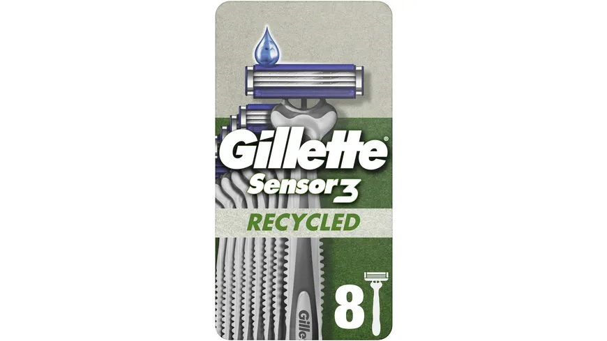 Gillette Einweg Rasierer Sensor3 Recycled