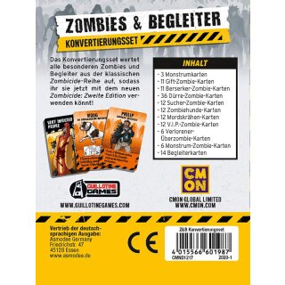 Zombicide 2. Edition - Zombies & Begleiter (Konvertierungsset) (DE)