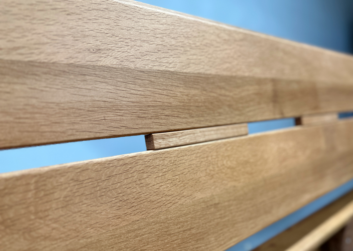 Doppelbett BE-0589 Wildeiche 180 x 200 cm