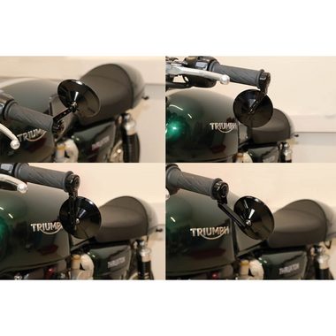Highsider Motorrad-Additiv MONTANA 2 Lenkerendenspiegel, kurz, Stück