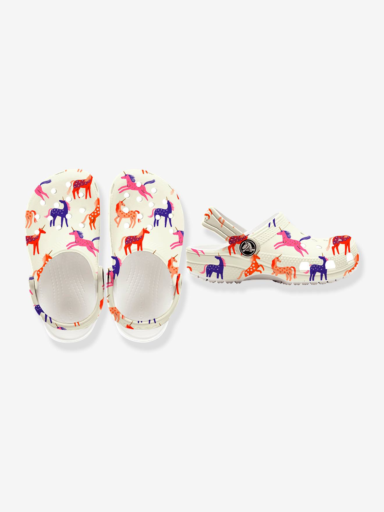Crocs Kinder Clogs Clog T Unicorn CROCS - rot bedruckt