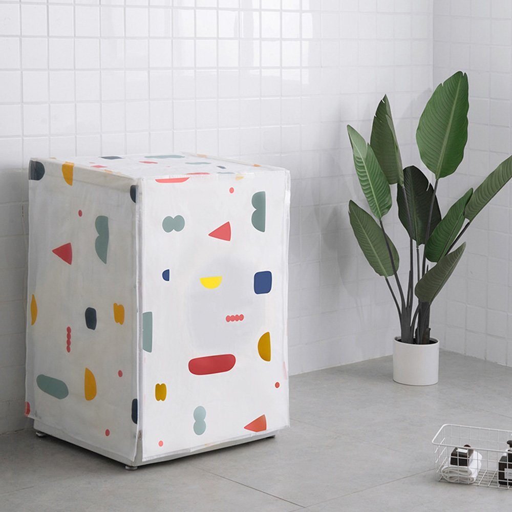 FELIXLEO Wäschespinne-Schutzhülle Waschmaschinenabdeckung wasserdichte mit Reißverschluss 87*57.5*56cm