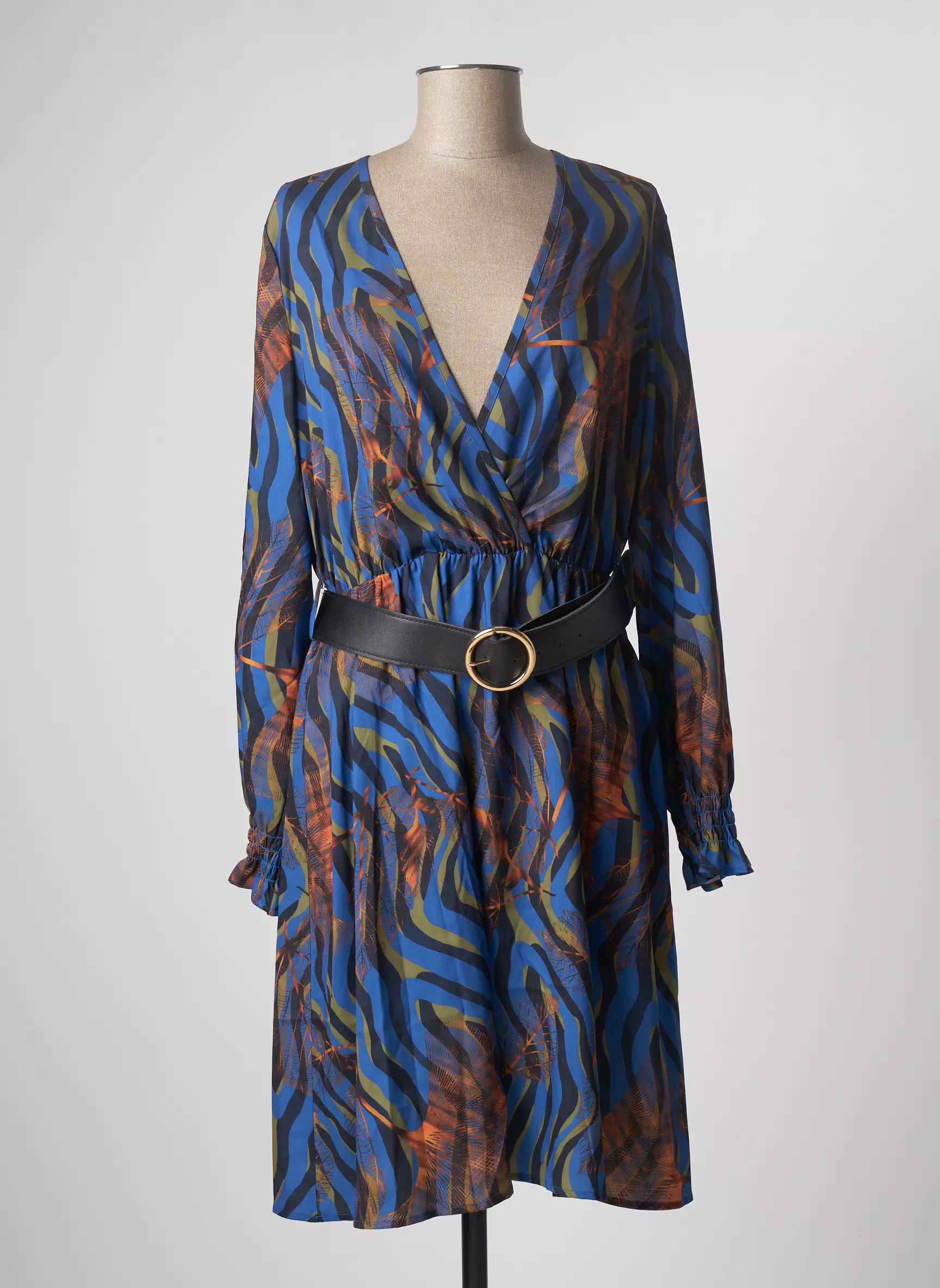 Xt Studio Robes Mi Longues Femme couleur bleu