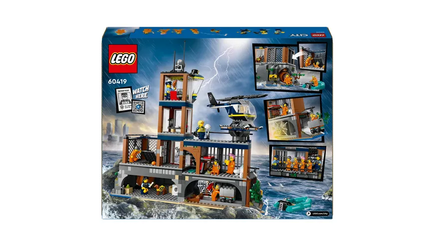 LEGO City Polizei 60419 Polizeistation auf der Gefängnisinsel