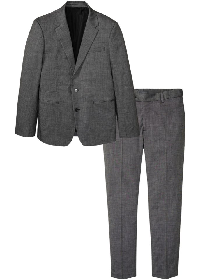 Anzug (2-tlg.Set): Sakko und Hose, Slim Fit