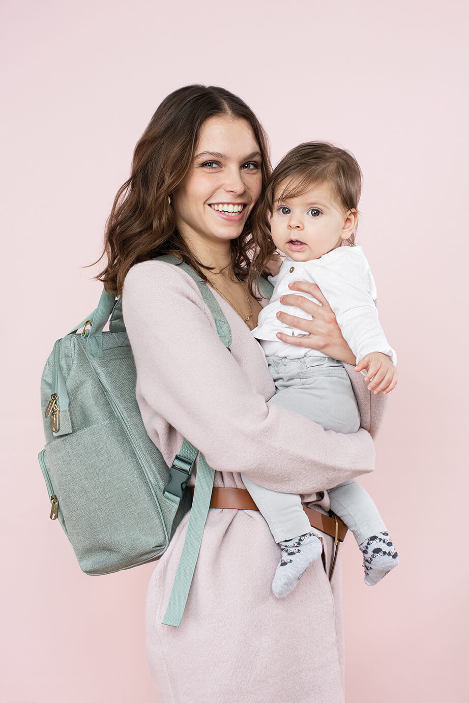 Wickelrucksack - Glam Goldie Backpack, Mint