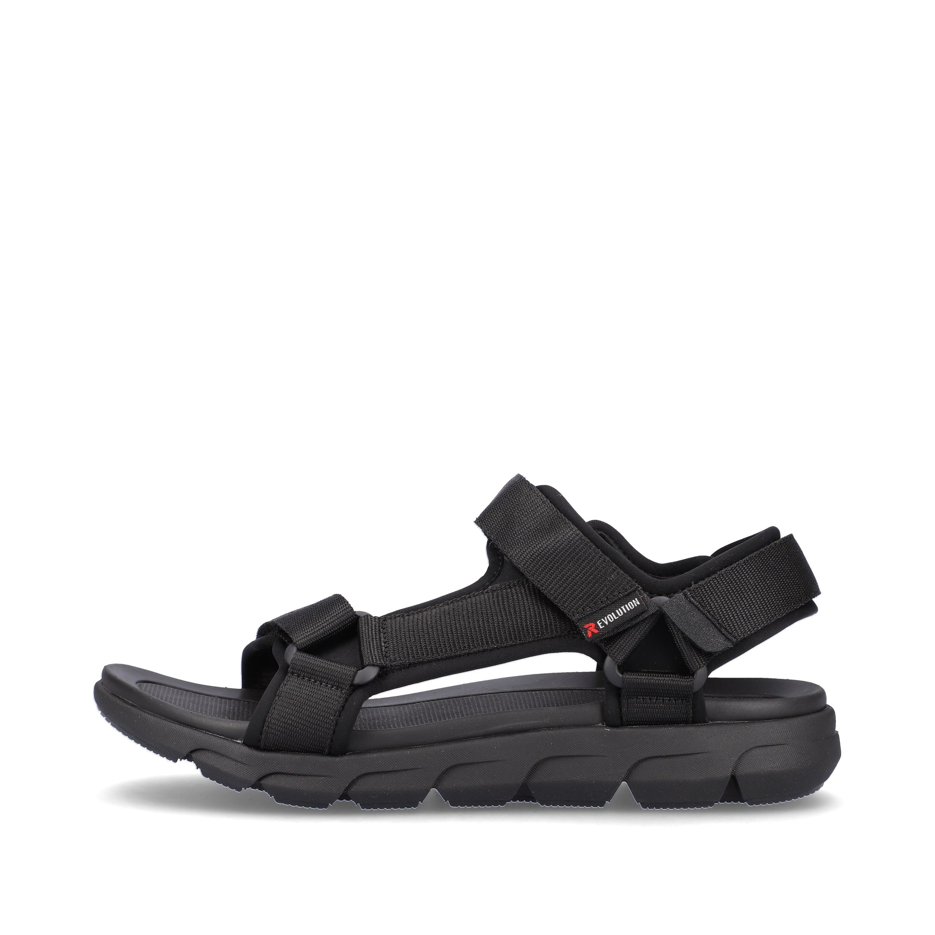 Rieker Herren Trekkingsandalen deep black