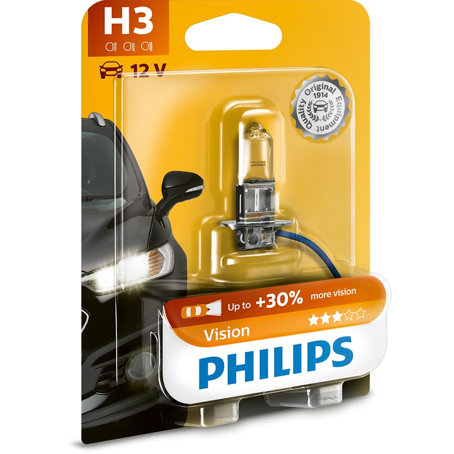 Philips Premium H3 Glühlampe, 12 V 55 W, 1 Stück   - ATU