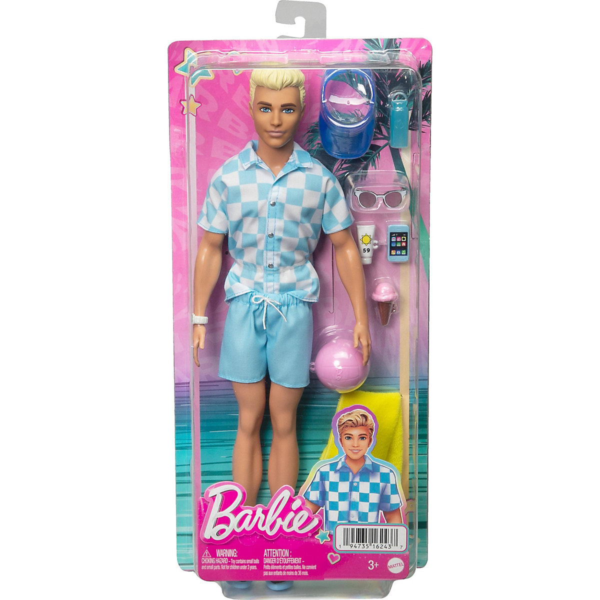 Barbie Strandtag Puppe Ken