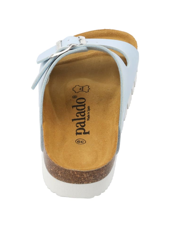palado Plateau-Pantoletten in ice blue günstig kaufen