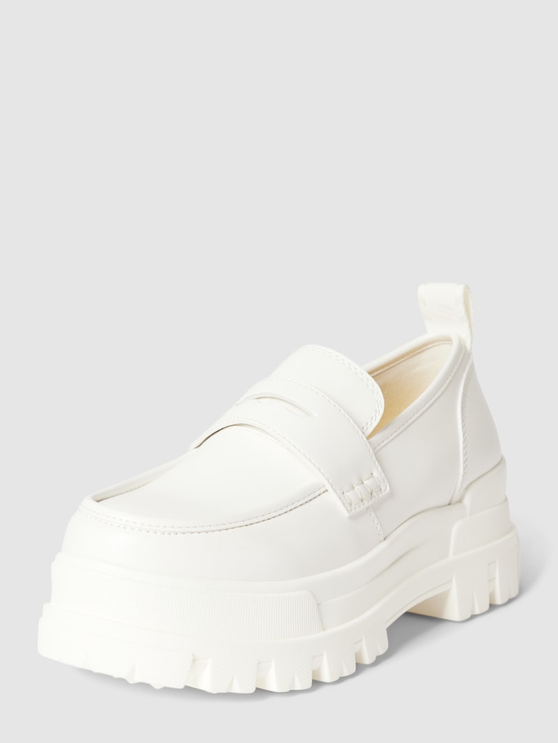 Tassel-Loafer mit Plateausohle Modell 'ASPHA' in weiß