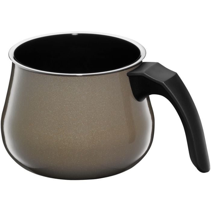 Fusiontec Mineral Mini-Topf mit Glasdeckel, 12 cm, Dark Brass