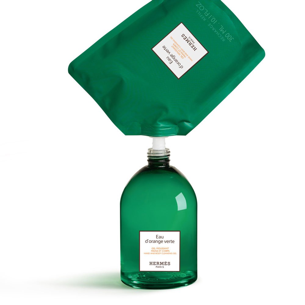 HERMÈS Cologne Eau d'Orange Verte Hand and Body Cleansing Gel Refill