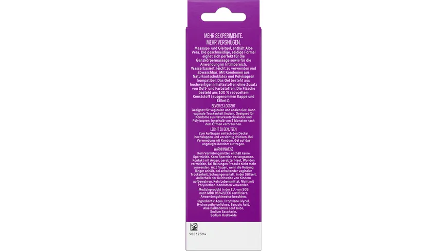 Durex 2in1 Massage- & Gleitgel Aloe Vera 200 ml