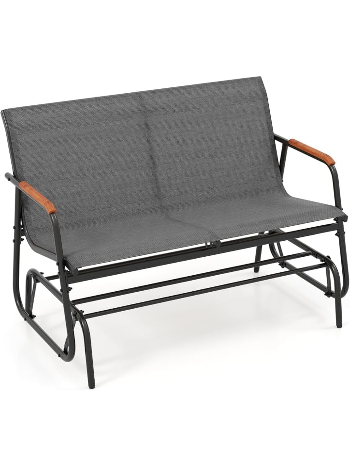 COSTWAY Gartenbank Schaukelbank 2-Sitzer in Grau günstig kaufen onesize