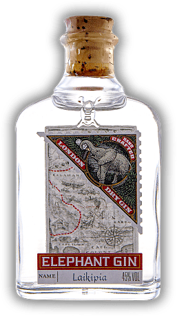 Elephant London Dry Gin 0,05 Liter Elephant London Dry Gin 0,05 Liter Ein London Dry Gin inspiriert von Afrika. 0,05	 Liter - Vol 45%