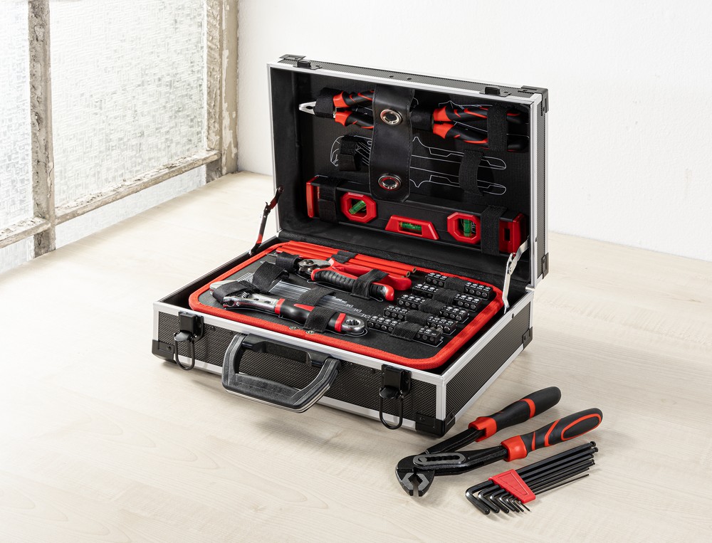 TECH-CRAFT Tech Craft Alu Werkzeugkoffer 110 tlg .