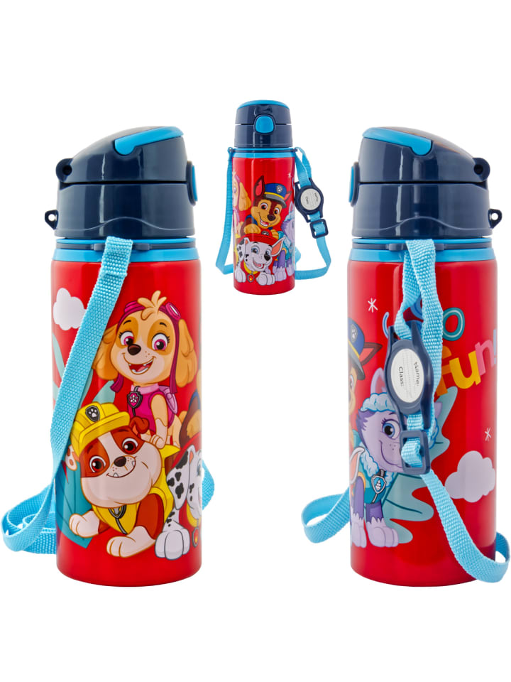 miniHeld Kinder Trinkflasche 600ml Paw Patrol Tragegurt Aluminium Hunde Welpen 3 Jahre günstig kaufen onesize