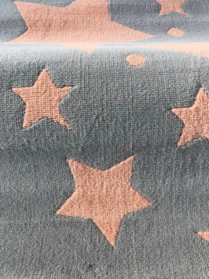 Livone Teppich STARLINE silbergrau/rosa günstig kaufen 160 x 220 cm