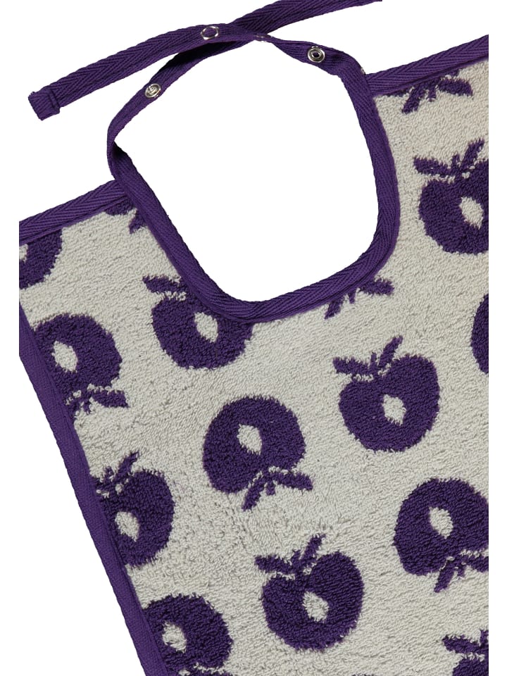 Småfolk Lätzchen 2 Packungen große Lätzchen mit Äpfeln in purple günstig kaufen onesize