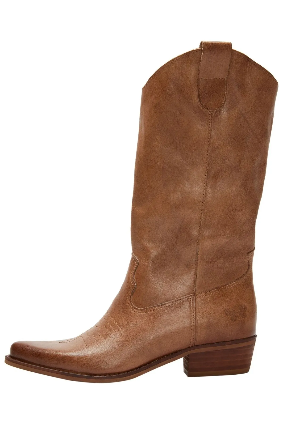 Felmini  Stiefelette - Braun - Blockabsatz