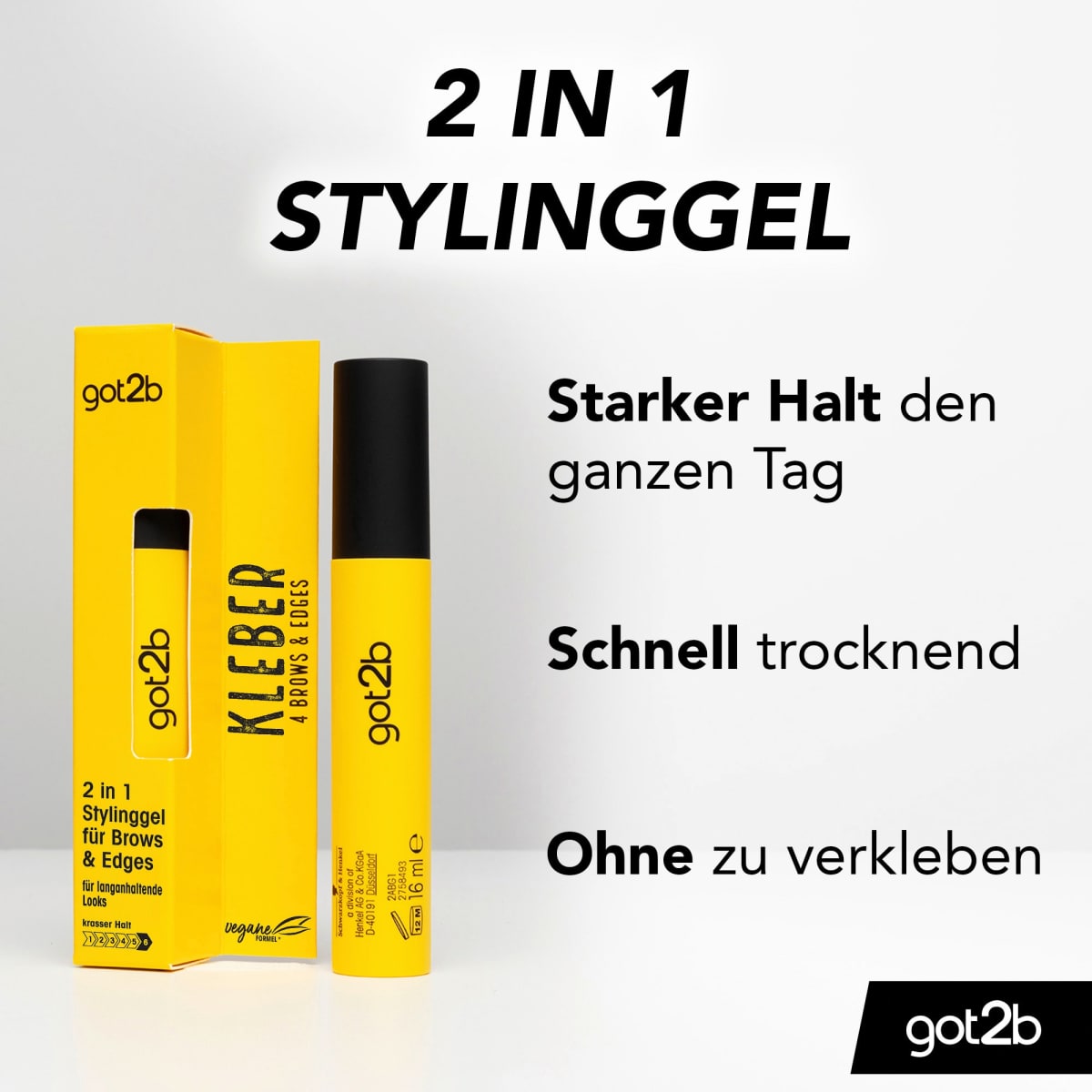 Stylinggel Kleber 4 Brows & Edges 2in1, 16 ml