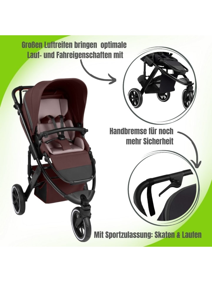 ABC-Design ABC Design Salsa 5 Run Sportkinderwagen - Farbe: Umbra günstig kaufen onesize