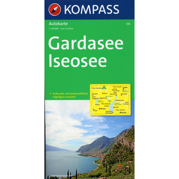 Gardasee - Iseosee 1 : 125 000 - Wanderkarte
