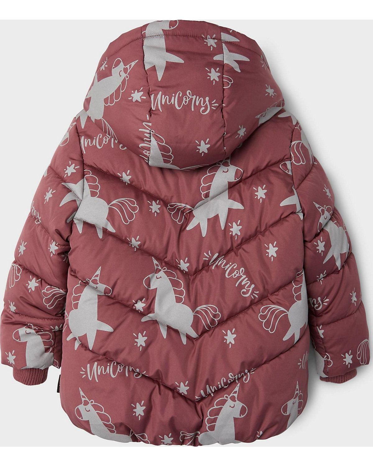 Winterjacke NMFMOSANNA für Mädchen, Dinosaurier