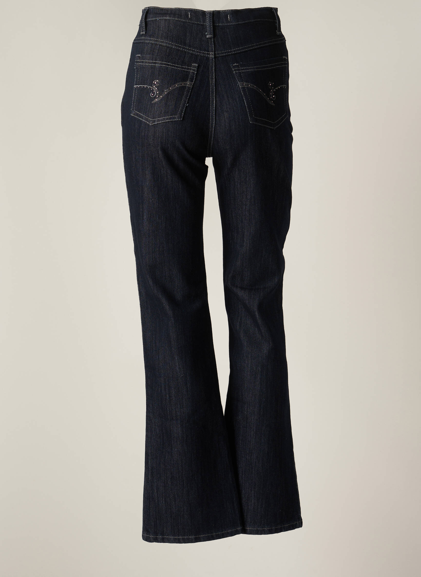 Eskade Jeans Coupe Droite Femme couleur bleu