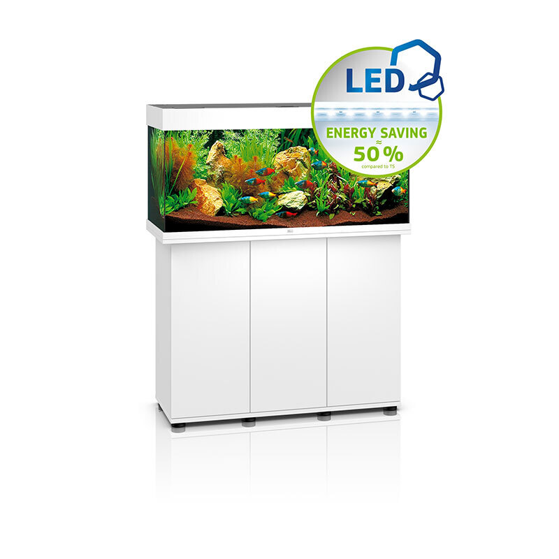 JUWEL Aquarienkombinationen JUWEL Rio 180 LED Kombination weiß