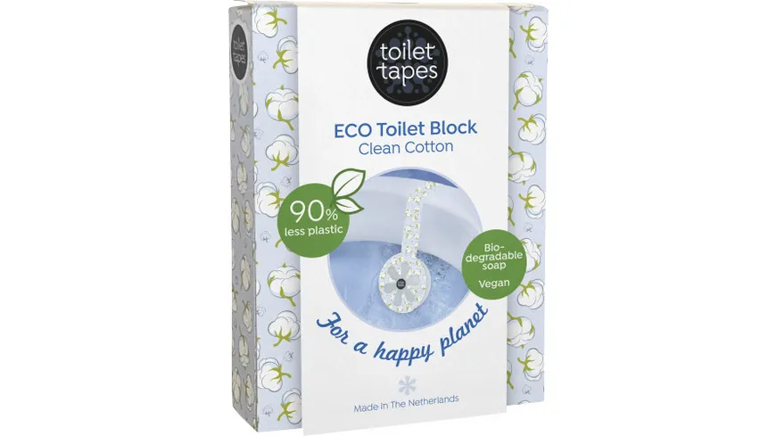 Toilet Tapes Eco Toilet Block „Clean Cotton“