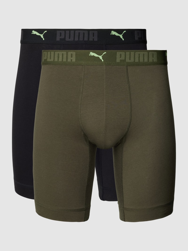 Trunks mit Label-Details im 2er-Pack in olivgrün