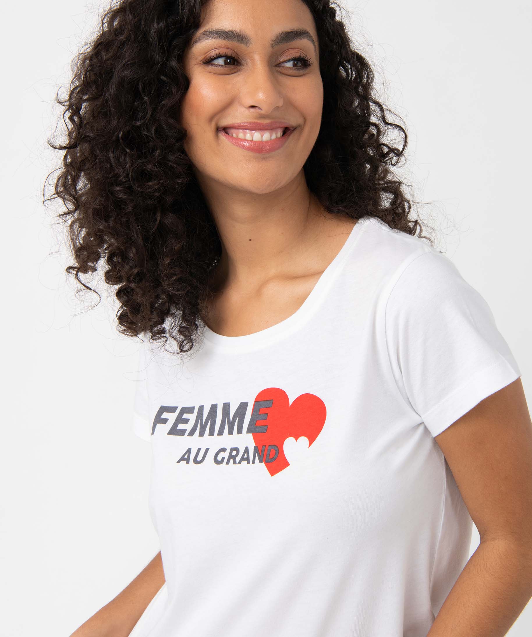 Pyjama femme bicolores avec motifs coeurs multicolore | GEMO