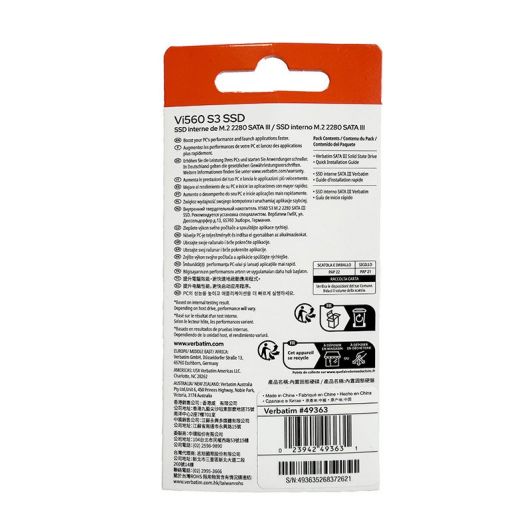 VERBATIM Vi560 SSD interne - 512 Go - M.2