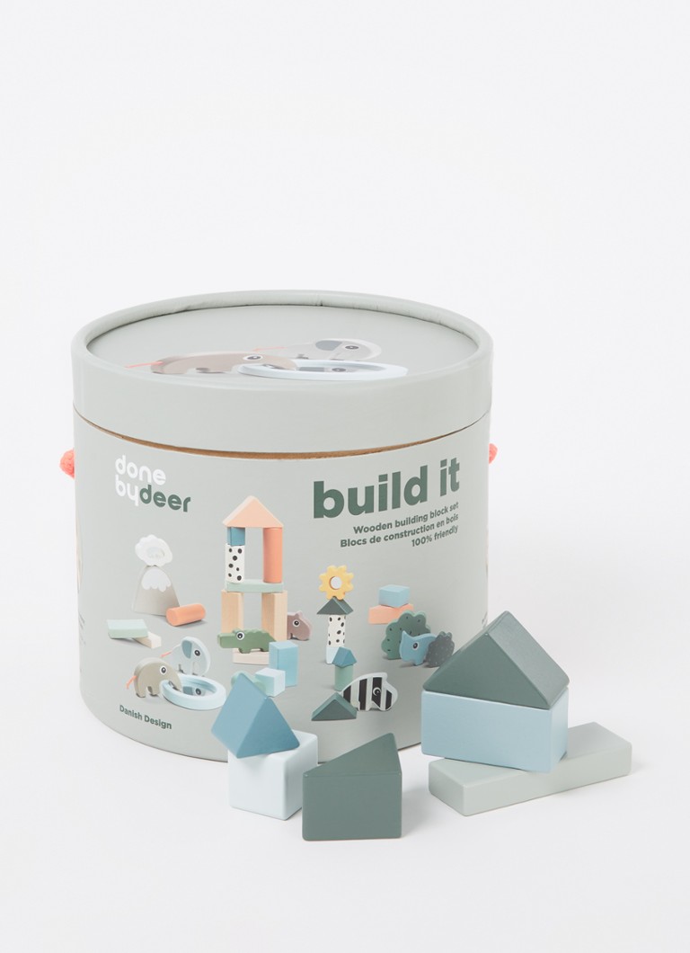 Set de 34 de blocuri de lemn Deer Deer Friends, de la Deer Deer Friends.