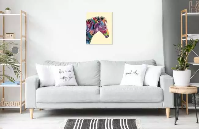 CreArt Funky Zebra - Malen nach Zahlen für Erwachsene