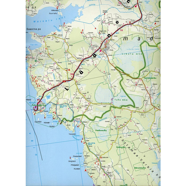 Estland Nord und Süd, Autokarten Set 1:150.000 - Straßenkarte
