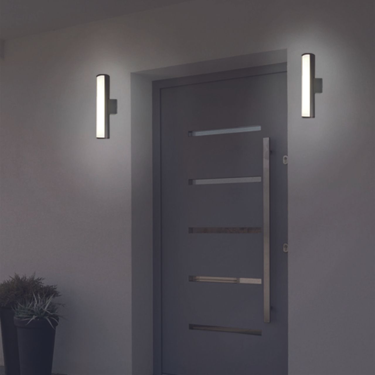 Näve Leuchten LED Außen Wandleuchten l:30cm 